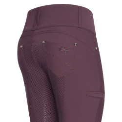 Pantalon d'équitation HV Polo Elena FullGrip Baie noire Bordeaux Pantalon d'équitation HV Polo Elena FullGrip Baie noire Bordeaux