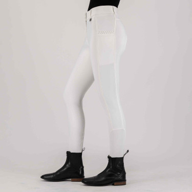 Pantalon d'équitation HV Polo Miranda FullGrip Blanc Pantalon d'équitation HV Polo Miranda FullGrip Blanc