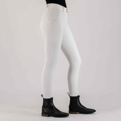 Pantalon d'équitation HV Polo Miranda FullGrip Blanc