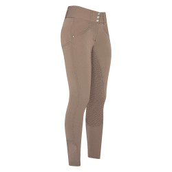 Pantalon d'équitation HV Polo Nadine FullGrip Taupe Foncé Marron