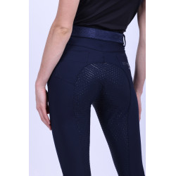 Pantalon d'équitation HV Polo Nicky FullGrip Marine Bleu marine
