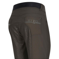 Pantalon d'équitation HV Polo Nicky FullGrip Gris ultime