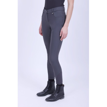 Pantalon d'équitation HV Polo Nicky FullGrip Gris ultime