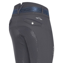Pantalon d'équitation HV Polo Valeska FullGrip Marine Bleu marine