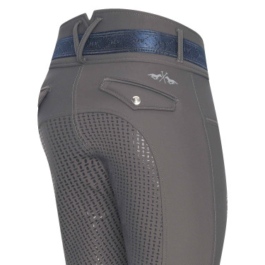 Pantalon d'équitation HV Polo Valeska FullGrip Gris ultime Pantalon d'équitation HV Polo Valeska FullGrip Gris ultime
