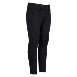 KIDS Legging d'équitation Easy Rider Rihanna FullGrip Noir