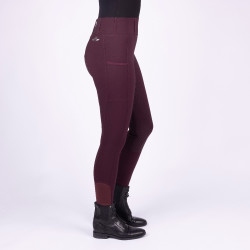Legging d'équitation HV Polo Classic FullGrip Baie noire Bordeaux Legging d'équitation HV Polo Classic FullGrip Baie noire Bordeaux