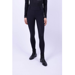 Legging d'équitation Imperial Riding Shiny Sparks FullGrip Noir