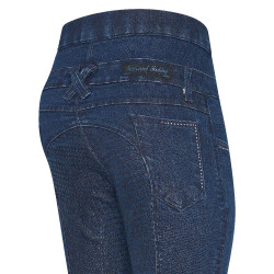 Pantalon d'équitation Imperial Riding Mae Capone denim SFS Jean bleu Bleu marine