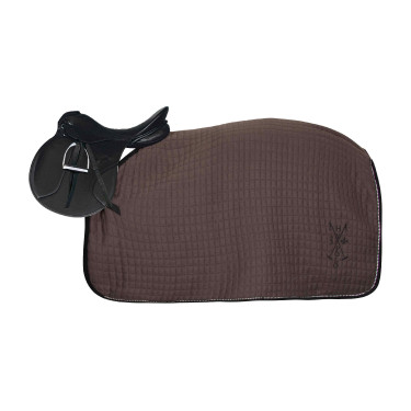 Couvre rein carré HV Polo Franka Taupe Foncé Marron