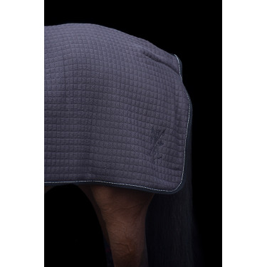 Vierkante uitrijdeken HV Polo Franka Donker Taupe Bruin