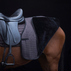 Couvre rein carré HV Polo Franka Taupe Foncé Marron