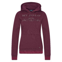 Sweat à capuche HV Polo Ariel Baie noire Bordeaux