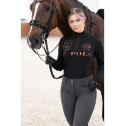 Top HV Polo Favouritas Luxe Zwart