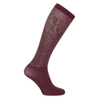 Chaussettes HV Polo Lucia Baie noire Bordeaux Chaussettes HV Polo Lucia Baie noire Bordeaux