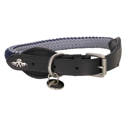 Collier pour chien HV Polo Franka Rope Gris nuage / marine
