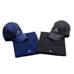 Écharpe tube Imperial Riding Bright Reflection Marine Bleu marine