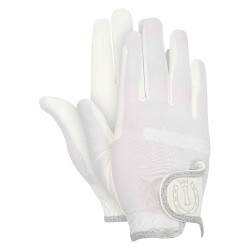 Gants Imperial Riding Summer Snap Blanc