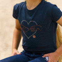KINDER T-shirt Imperial Riding Soul Mate Marine Marineblauw KINDER T-shirt Imperial Riding Soul Mate Marine Marineblauw