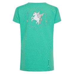 KIDS T-shirt Imperial Riding Tinsley Tiffany Vert KIDS T-shirt Imperial Riding Tinsley Tiffany Vert