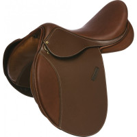 Selle Eric Thomas Fitter mixte troussequin rond Havane Selle Eric Thomas Fitter mixte troussequin rond Havane