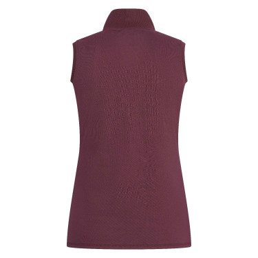 Mouwloos poloshirt HV Polo Classic Zwarte baai Bordeaux