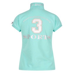 Polo shirt Favouritas kids HV Polo Tiffany Vert Polo shirt Favouritas kids HV Polo Tiffany Vert