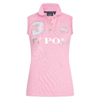 Polo shirt Favouritas sans manches Rose Sauvage