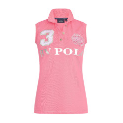 Polo shirt Favouritas sans manches Rose puissant