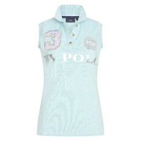 Mouwloos poloshirt Favouritas HV Polo Wilde Roos Roze Mouwloos poloshirt Favouritas HV Polo Wilde Roos Roze