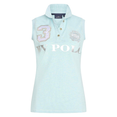 Mouwloos poloshirt Favouritas HV Polo Tiffany gemengd Blauw