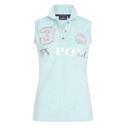 Polo shirt Favouritas sans manches HV Polo Tiffany mélangé Bleu