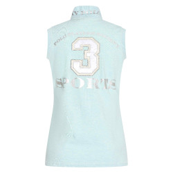 Mouwloos poloshirt Favouritas HV Polo Tiffany gemengd Blauw