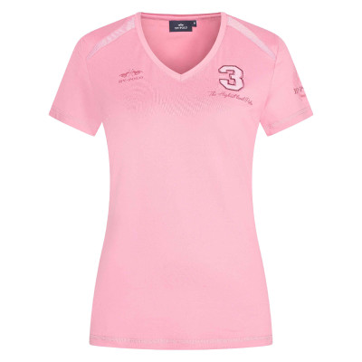 T-shirt Favouritas Tech manche courte Rose Sauvage