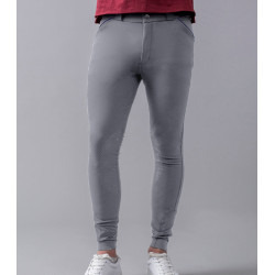 Pantalon d'équitation Kingsland KlKolton à basanes Gris grésil