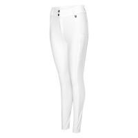 Pantalon Kingsland Classic KLkaya à Fond Intégral femme Blanc Pantalon Kingsland Classic KLkaya à Fond Intégral femme Blanc