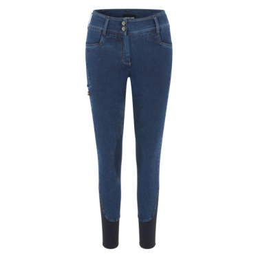 Kingsland KLkayce kniestuk grip damesbroek imitatie jeans Kingsland KLkayce kniestuk grip damesbroek imitatie jeans