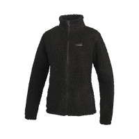 Kingsland Adria fleecejack dames model sherpa Zwart