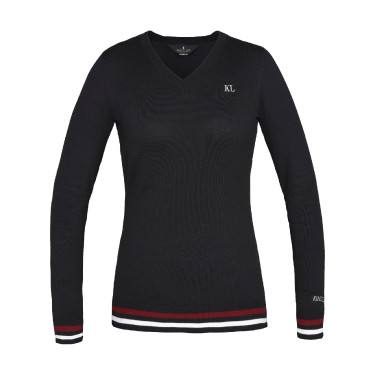 Pull Kingsland Classic Col-V classique en tricot femme Pull Kingsland Classic Col-V classique en tricot femme