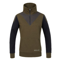 Sweat Kingsland Dames demi-zip Nacht van de groene olijven