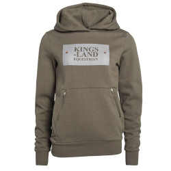 Sweat Kingsland Sebastian à capuche Unisexe Encre noire verte Sweat Kingsland Sebastian à capuche Unisexe Encre noire verte