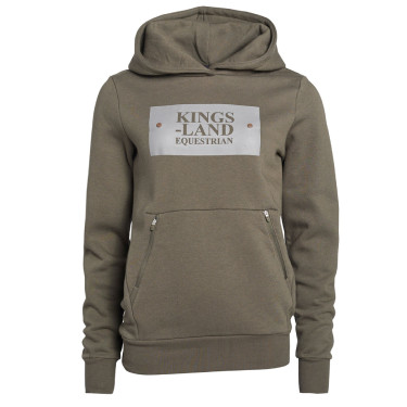 Sweat Kingsland Sebastian met capuchon Unisex Encre noire verte