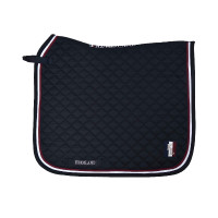 Tapis de Selle Dressage Kingsland Classic carré Marine