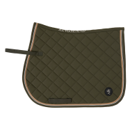 Tapis de selle Kingsland KLella Satin Coolmax Vert béluga