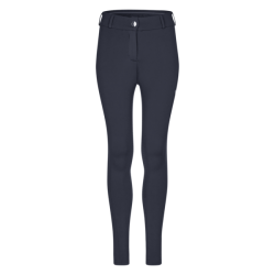 Pantalon Kingsland KLkaysa d’équitation full grip fille Denim délavé bleu