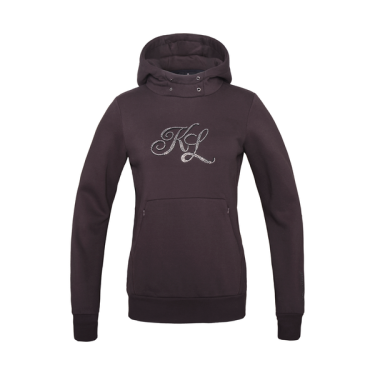 Sweat Kingsland KLelyse met capuchon en kristallen logo