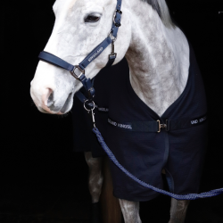 Couverture Kingsland KLhenley nid d’abeille Marine Bleu marine Couverture Kingsland KLhenley nid d’abeille Marine Bleu marine