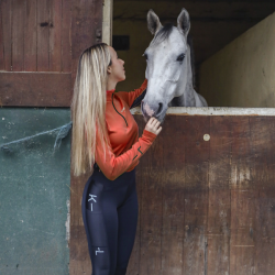 Legging d’équitation Kingsland KLGerrica à fond intégral femme Gris grésil