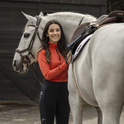 Legging d’équitation Kingsland KLGerrica à fond intégral femme Gris grésil