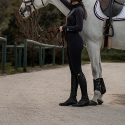 Legging d’équitation Kingsland KLGerrica à fond intégral femme Gris grésil